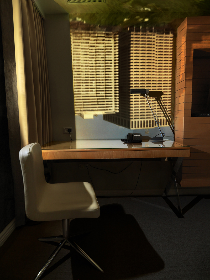 Robyn Stacey - Room 2015 Pullman Hyde Park, Chair Still Life, 2013
