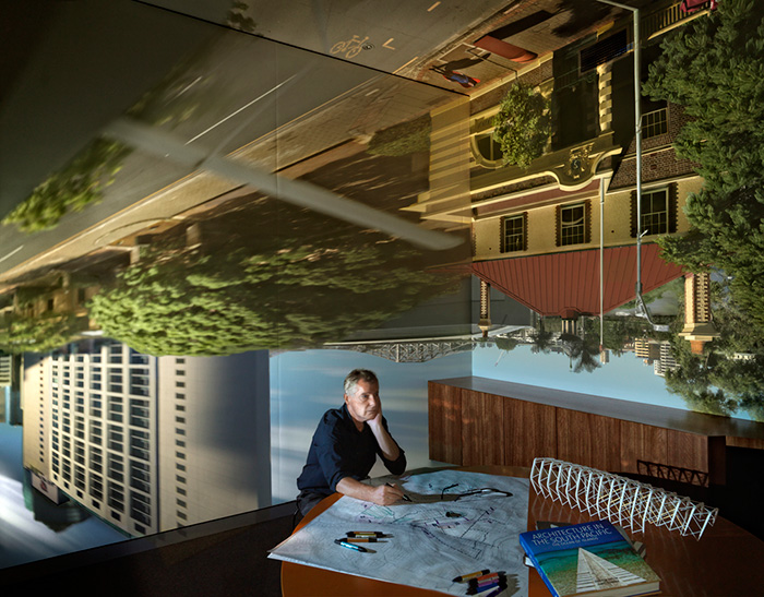 Robyn Stacey - VC Room Cox Rayner Architects, Michael and Jennifer, 2015
