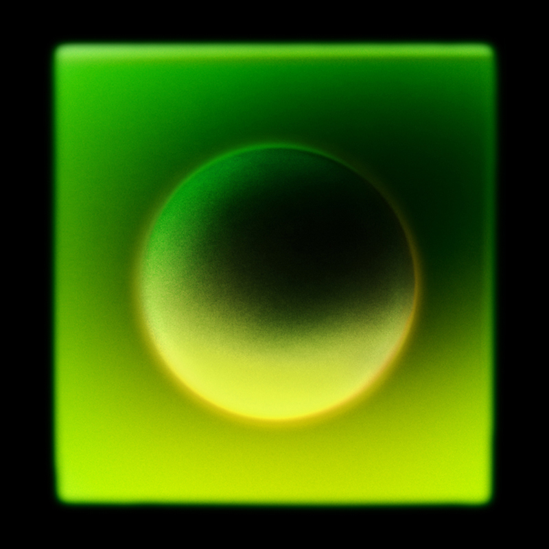 Robyn Stacey - 'Where it begins (green)' 2021